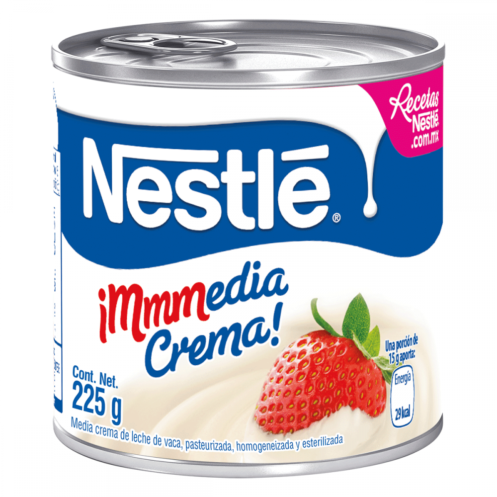 MEDIA CREMA EN LATA 225 GR NESTLE
