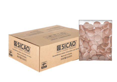 LUNETA SABOR CHOCOLATE CON LECHE CAJA 10 KG SICAO