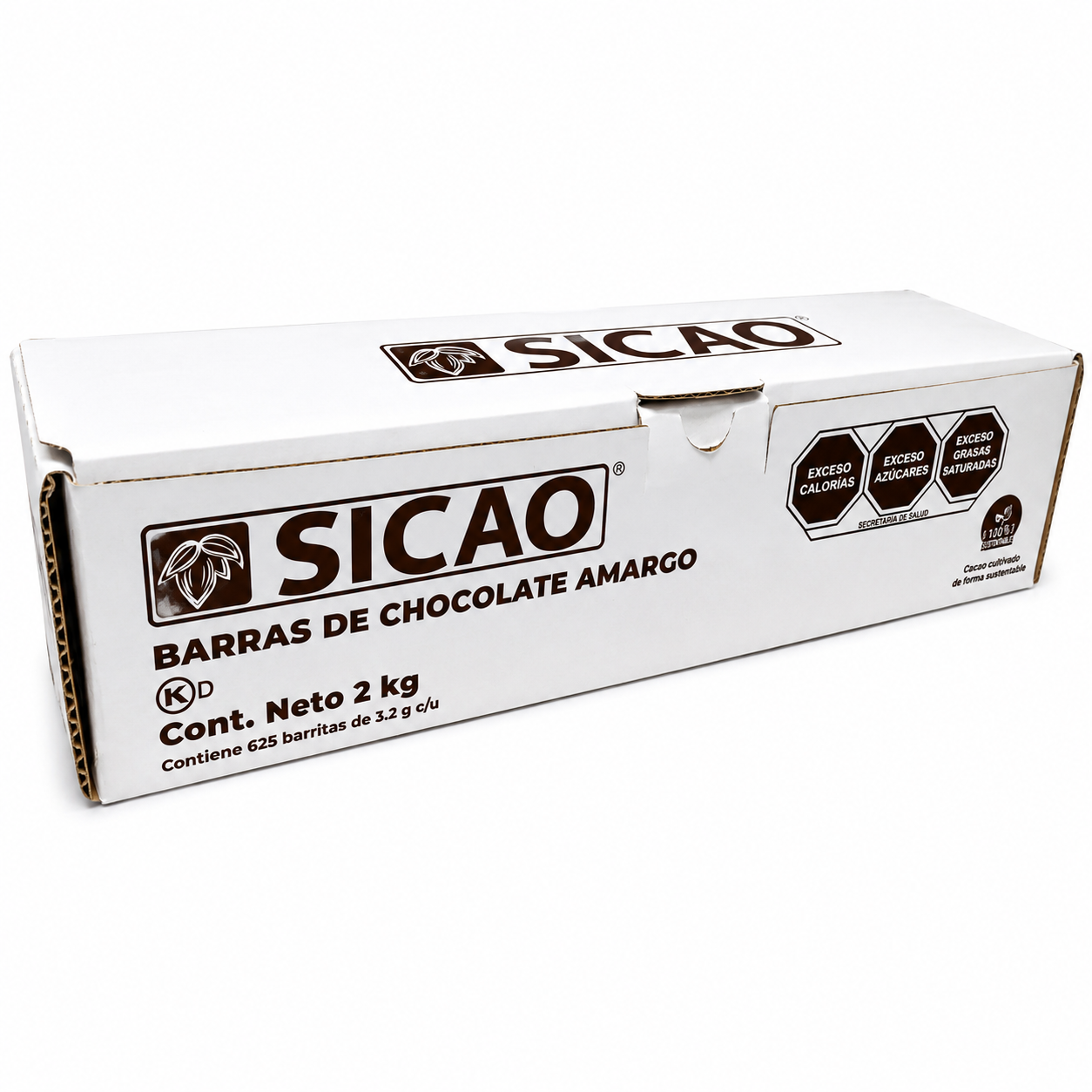 BASTON PARA CHOCOLATIN CHOCOLATE AMARGO 3.2 R SICAO CAJA 2 KG