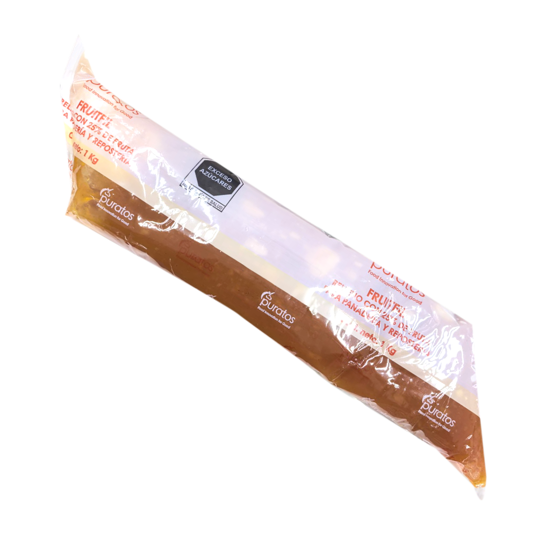 MERMELADA DURAZNO 25% FRUITFIL MANGA 1 KG PURATOS
