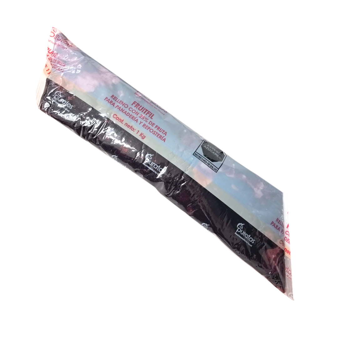 MERMELADA ZARZAMORA 25% FRUITFIL MANGA 1 KG PURATOS