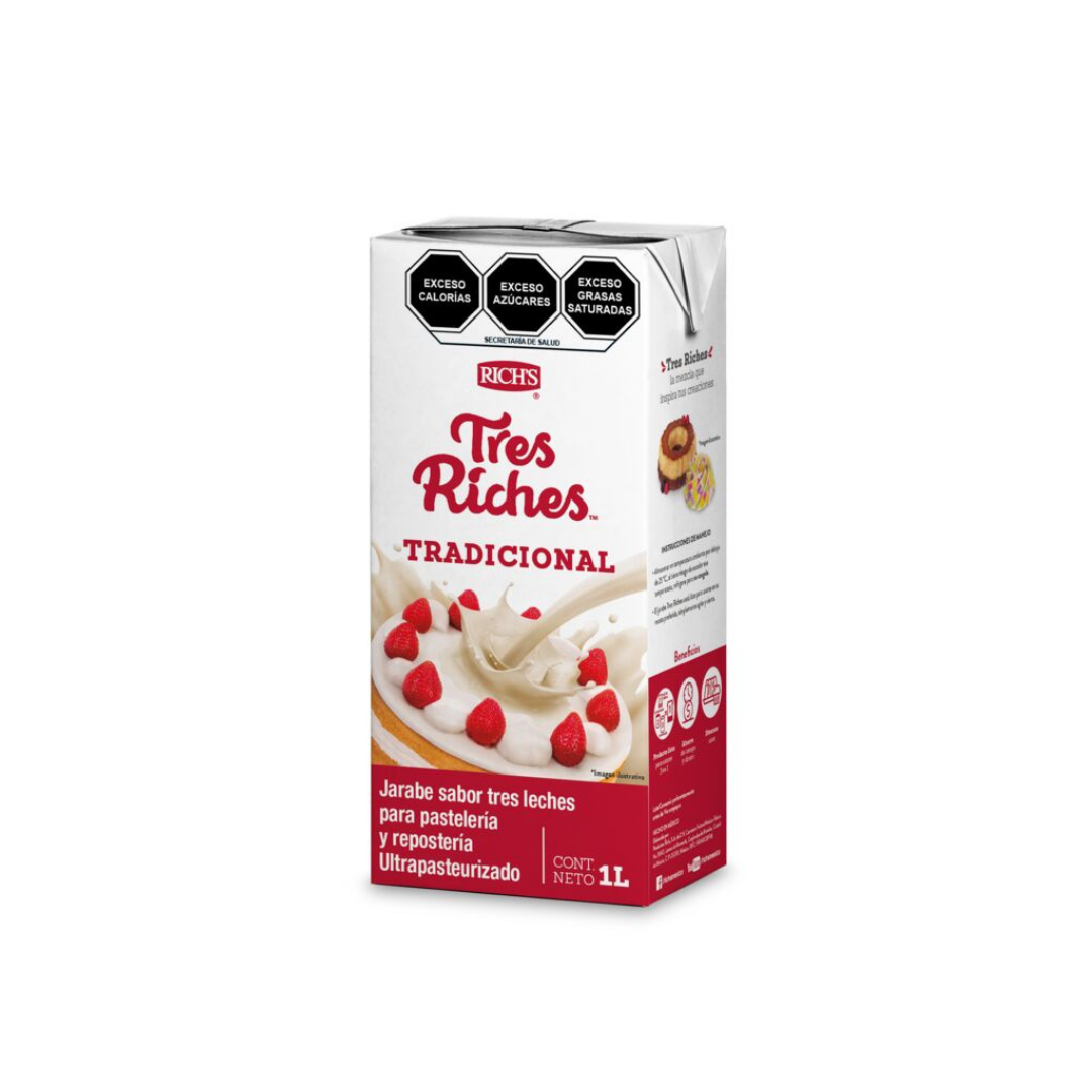CAJA 12 LITROS JARABE TRES RICHES