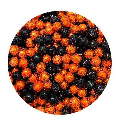 PERLA DIAMANTADA MIX HALLOWEEN NARANJA 100 GR MARSE
