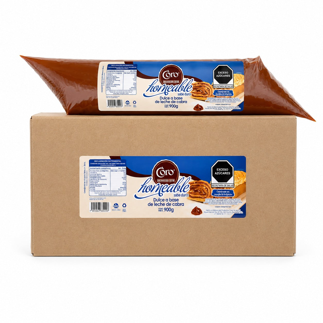 CAJA DE CAJETA CORO HORNEABLE 900 GR
