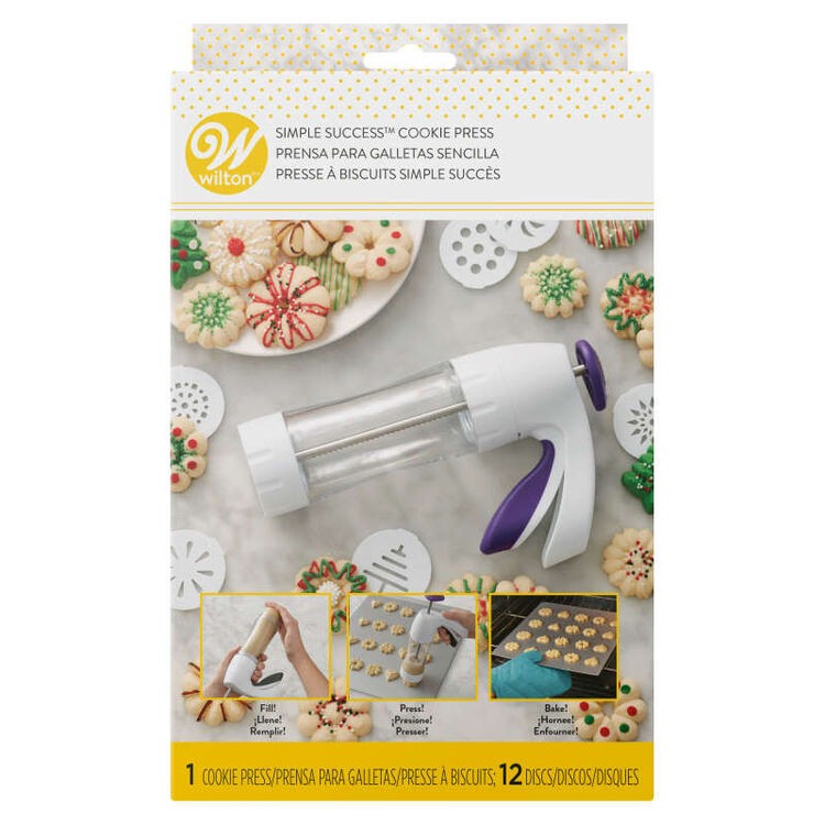 PISTOLA PARA GALLETAS SIMPLE 14 PIEZAS WILTON