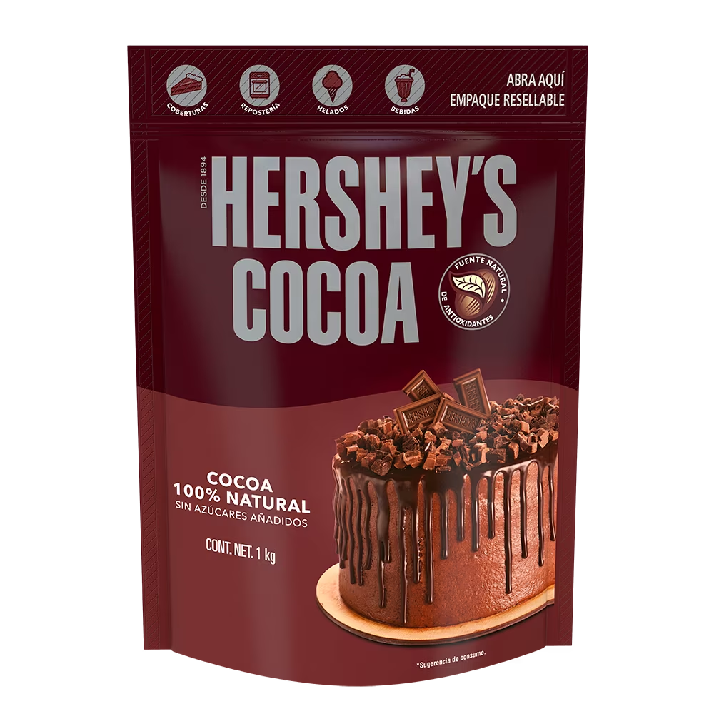 COCOA NATURAL BOLSA 1 KG HERSHEYS