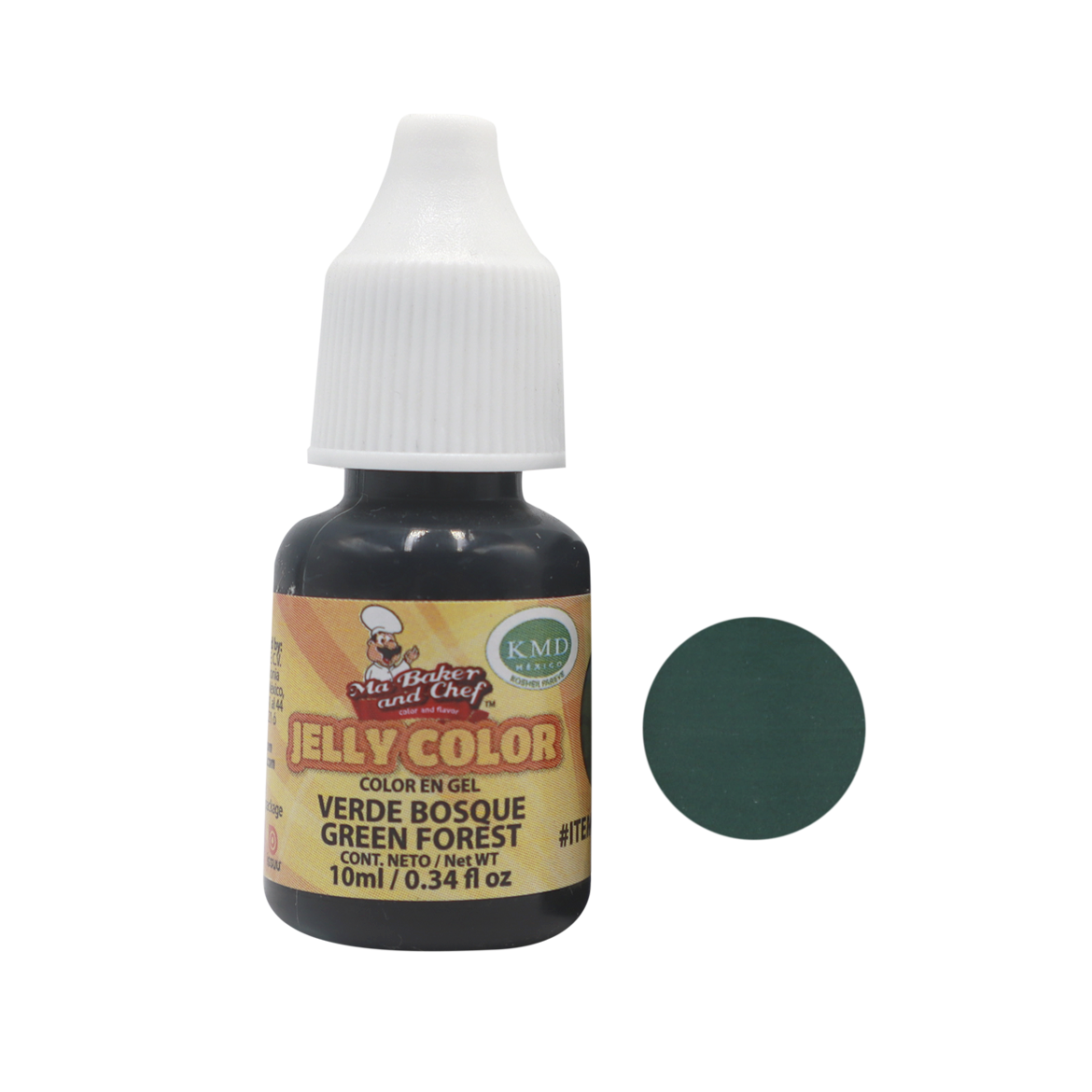 COLOR GEL VERDE BOSQUE 10 ML MA BAKER