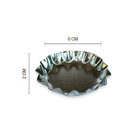 MOLDE TARTALETA ACERO INOXIDABLE 6 CM BAKERY