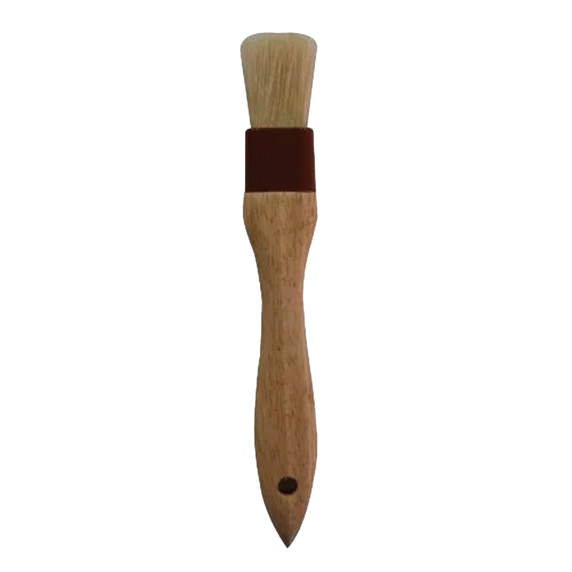 BROCHA MANGO MADERA CAUCHO CINCHO PLASTICO 20 X 2.5 CM