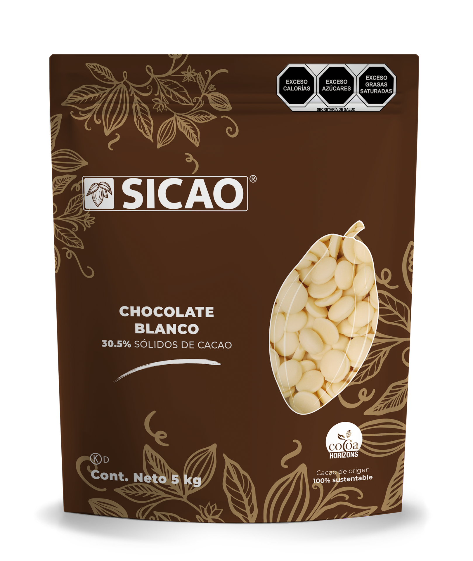 CHOCOLATE BLANCO REAL BOLSA 1 KG SICAO