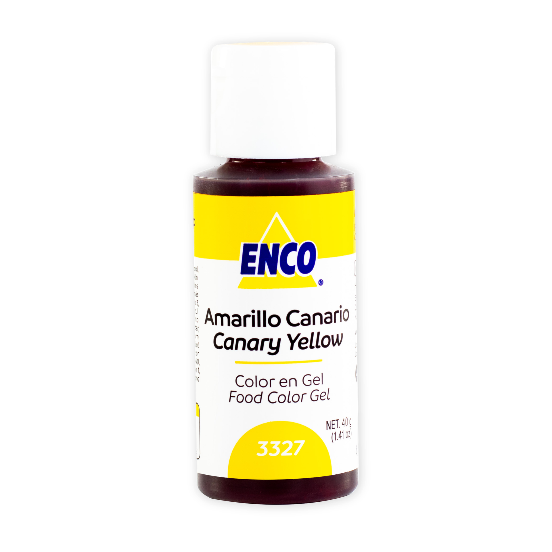 COLOR EN GEL AMARILLO CANARIO 40 GR ENCO