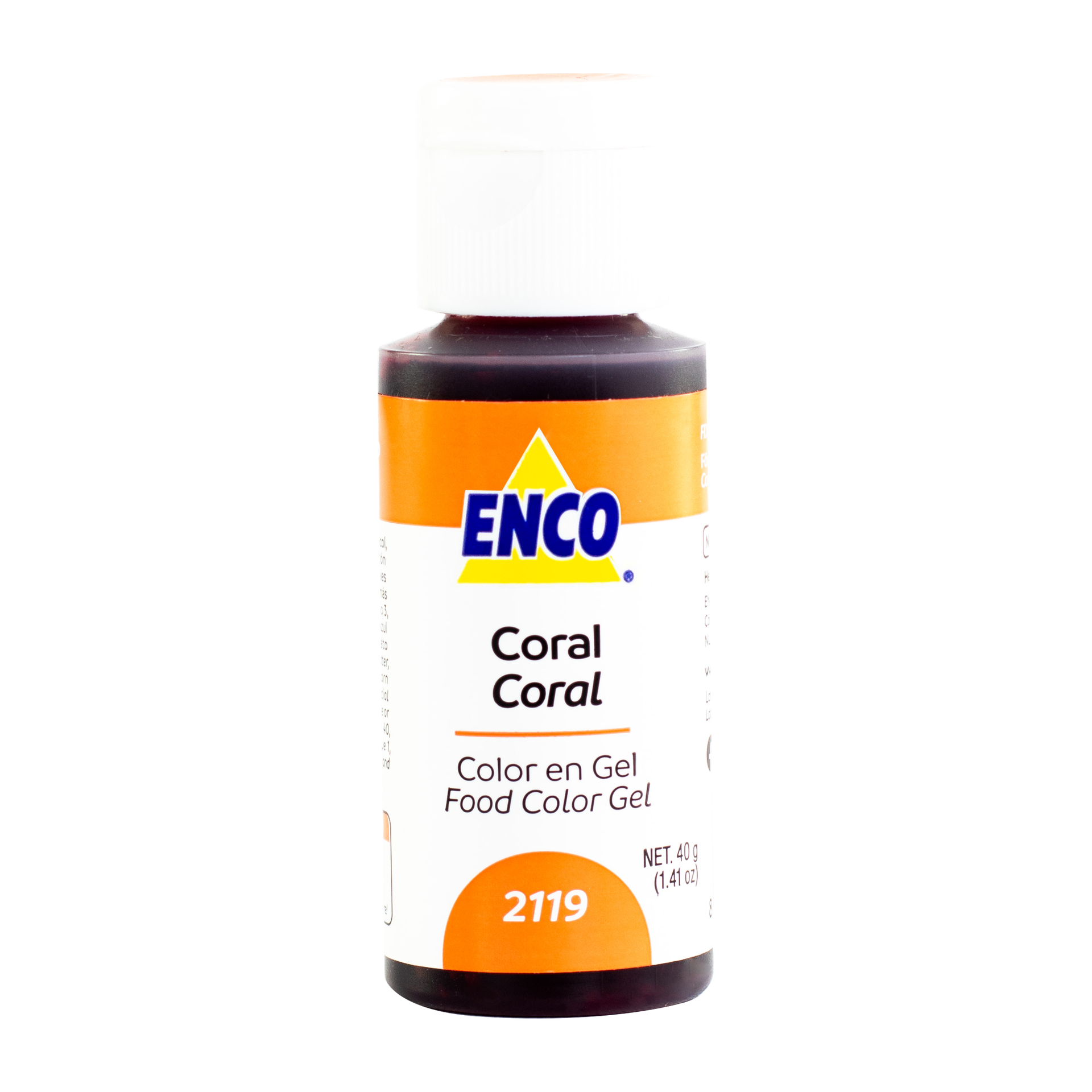 COLOR EN GEL CORAL 40 GR ENCO