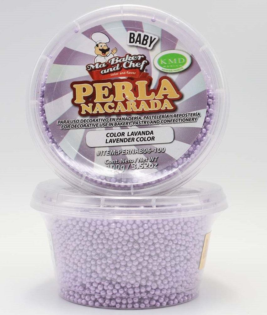 PERLA NACARADA BABY LAVANDA 100 GR MA BAKER
