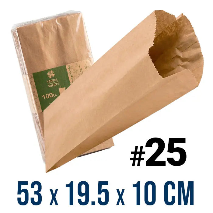 BOLSA PARA PAN #25 PAQUETE CON 100 PZ