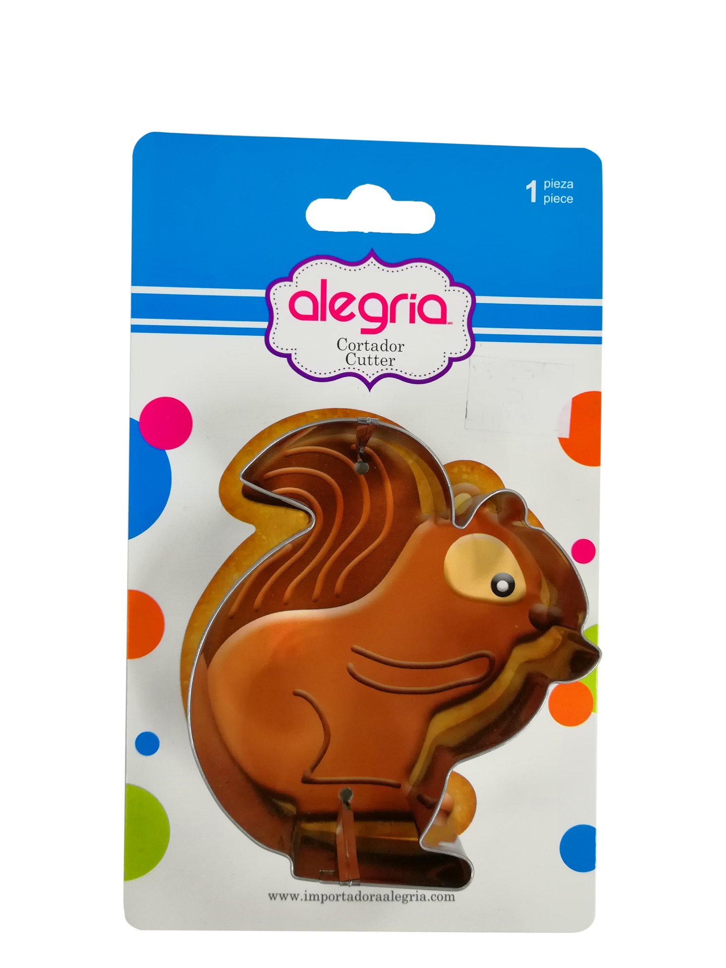 CORTADOR GALLETAS ACERO INOXIDABLE ARDILLA ALEGRIA