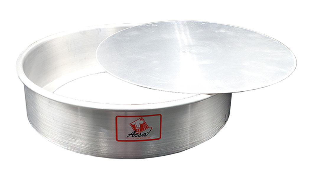 MOLDE REDONDO DESMONTABLE ALUMINIO ALTO 7.5 X 30 CM CAL 16