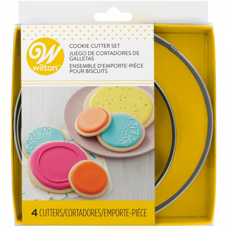JUEGO CORTADORES CIRCULOS 4 PIEZAS WILTON
