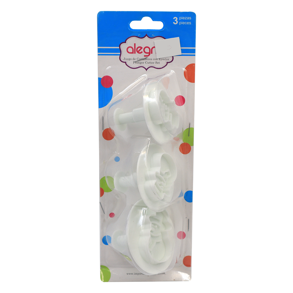 CORTADOR EYECTOR PLASTICO FONDANT MONO NIEVE