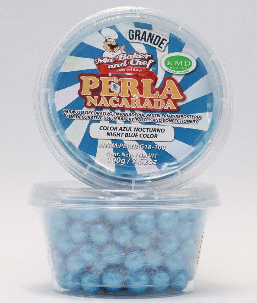 PERLA NACARADA GRANDE AZUL NOCTURNO MA BAKER