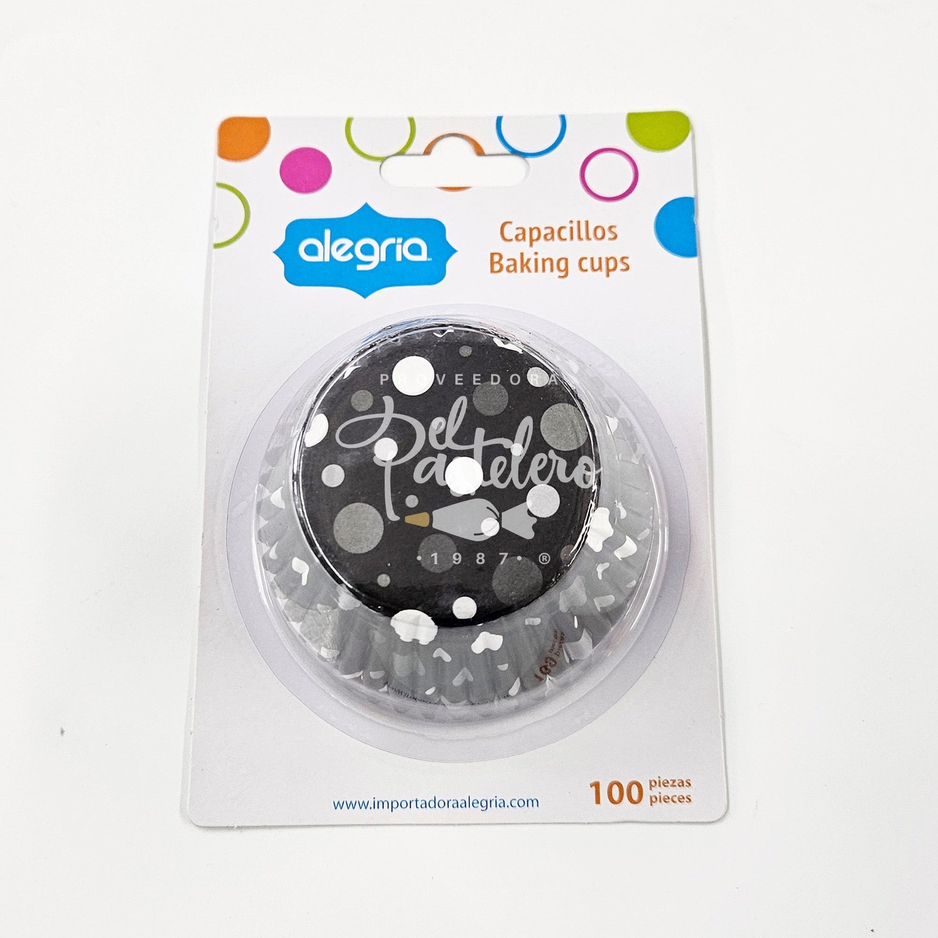 CAPACILLO ESTANDAR #72 NEGRO DOTS C-100 ALEGRIA