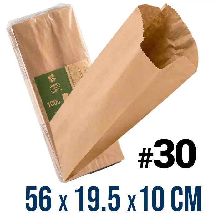 BOLSA PARA PAN #30 PAQUETE CON 100 PZ