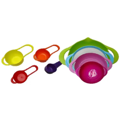 JUEGO BOWLS, TAZAS MEDIDORAS COLORES 9 PIEZAS ALEGRIA