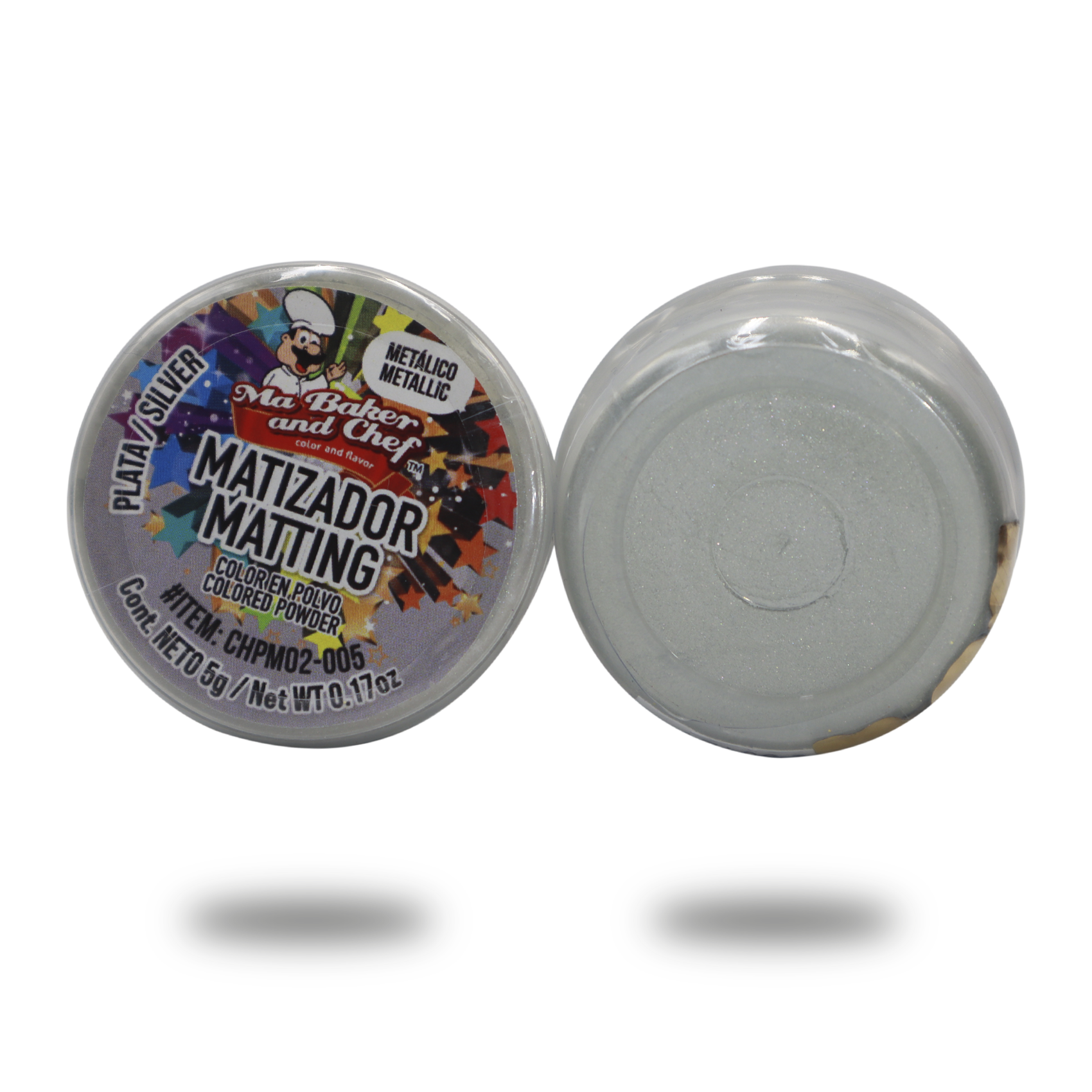 MATIZADOR METALICO PLATA 5 GR MA BAKER