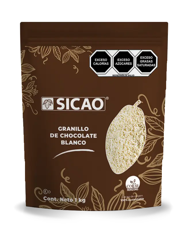 GRANILLO DE CHOCOLATE BLANCO KG SICAO