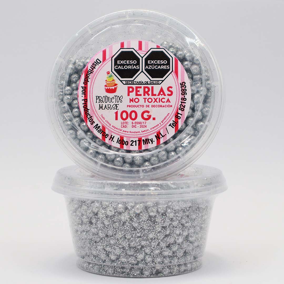 PERLA DIAMANTADA MEDIANA PLATA 100 GR MARSE