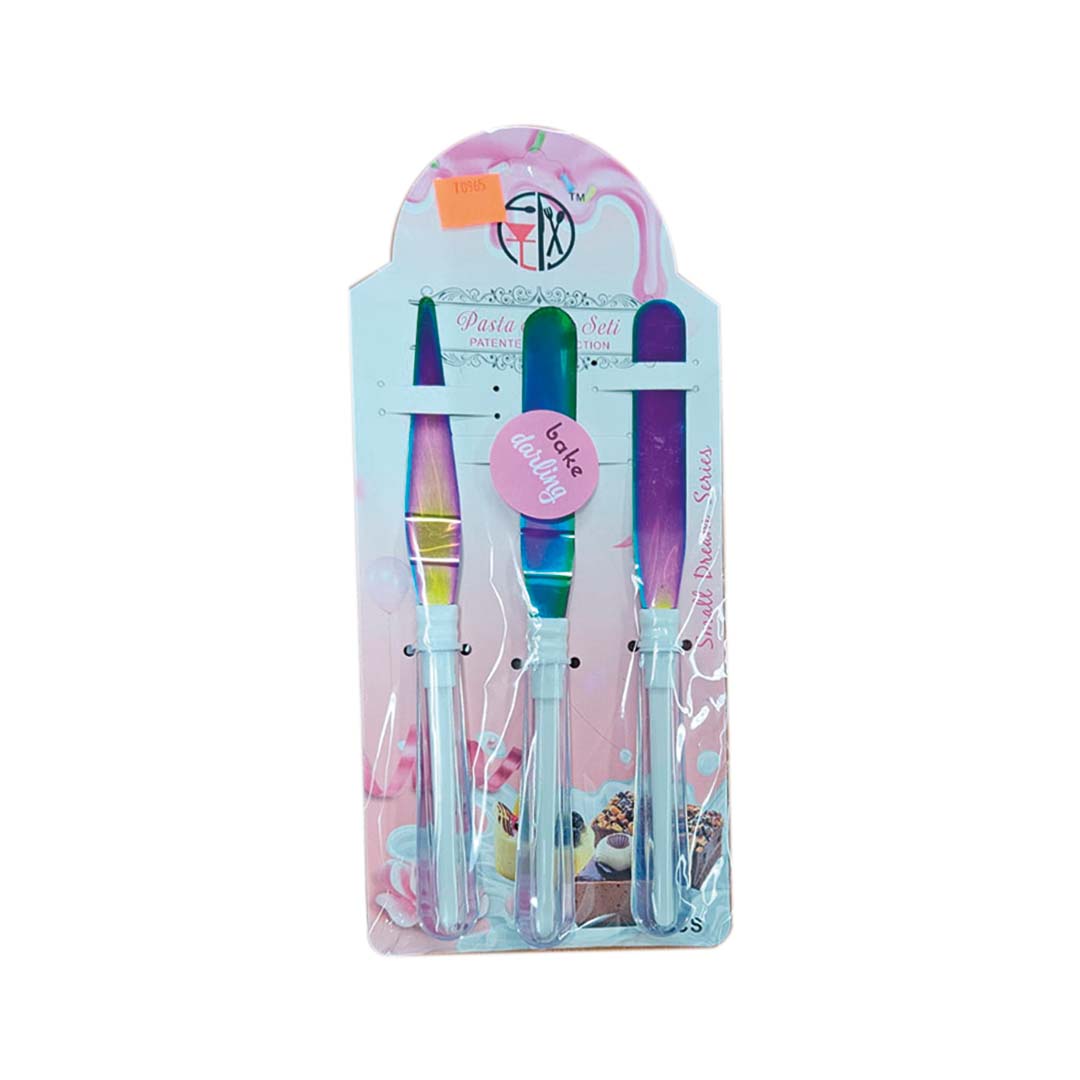 JUEGO ESPATULAS 3 PIEZAS 22 CM BAKE DARLING
