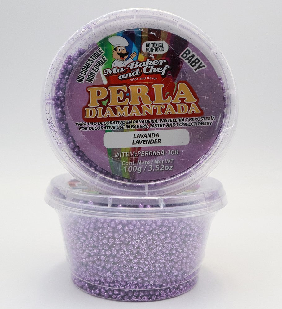PERLA DIAMANTADA BABY LAVANDA 100 GR MA BAKER