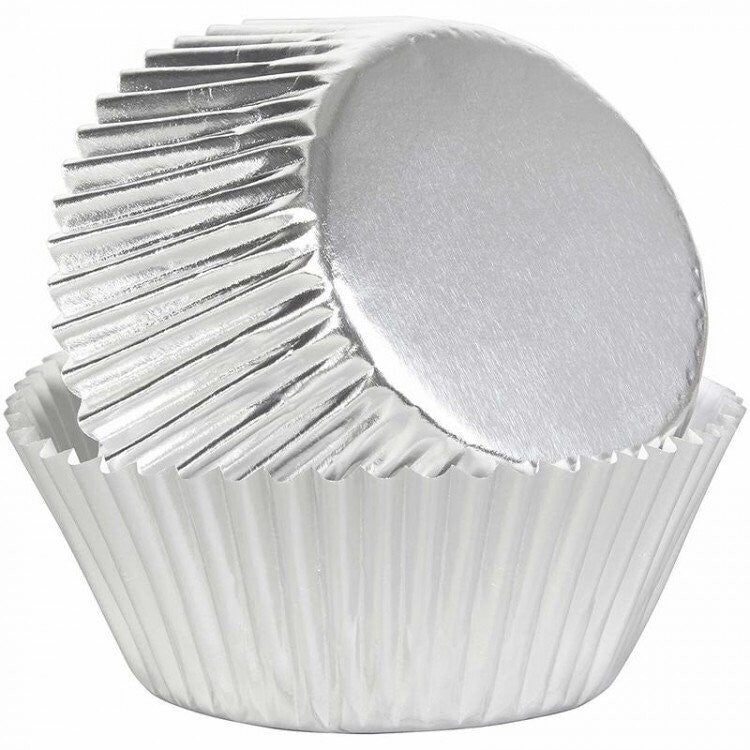 CAPACILLO METALICO #72 PLATA 24 PIEZAS WILTON
