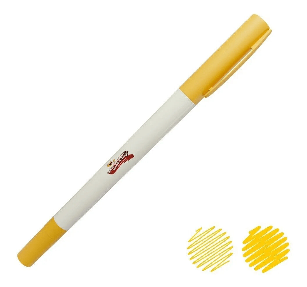 PLUMON AMARILLO DOBLE PUNTA MA BAKER