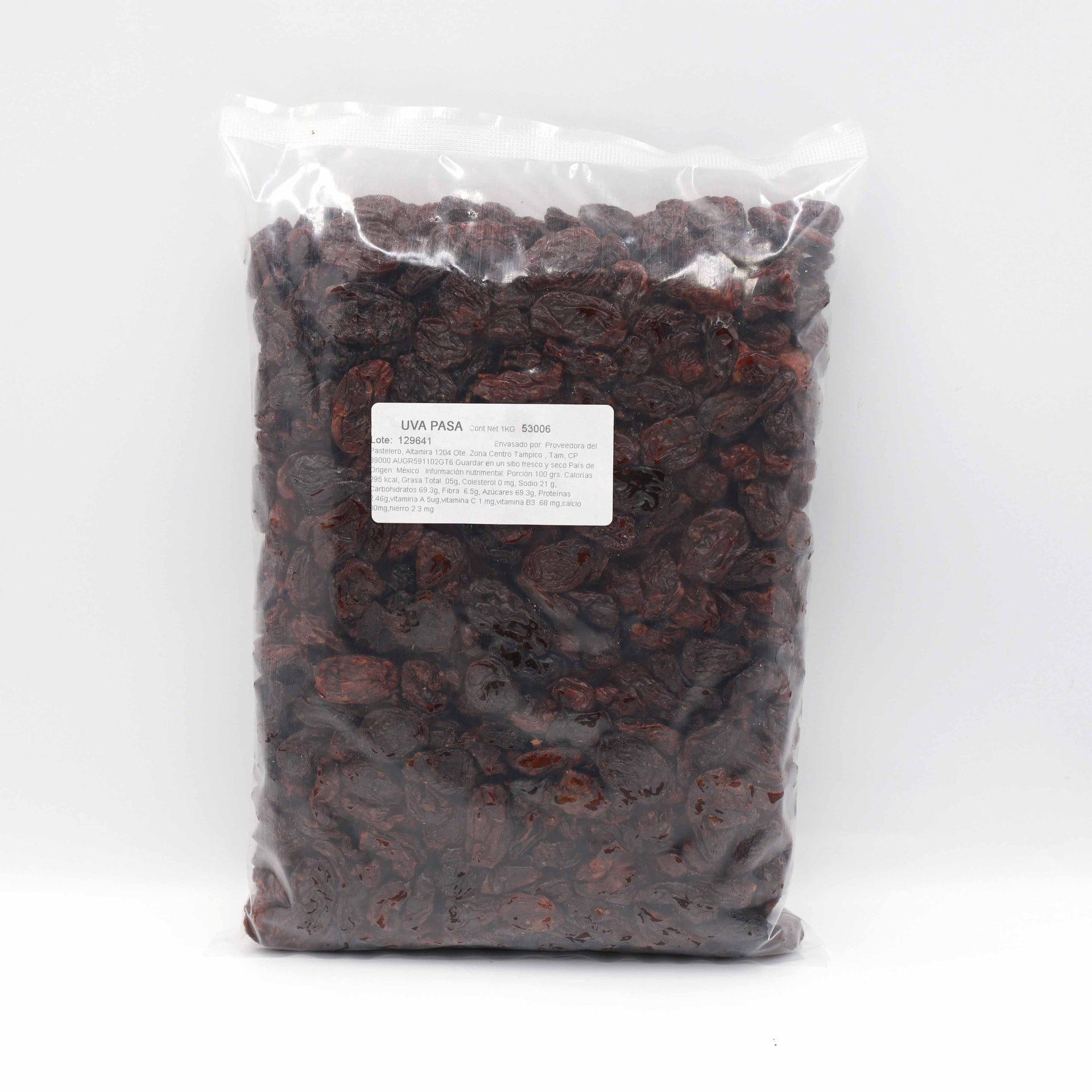 UVA PASA SIN SEMILLA BOLSA 1 KG
