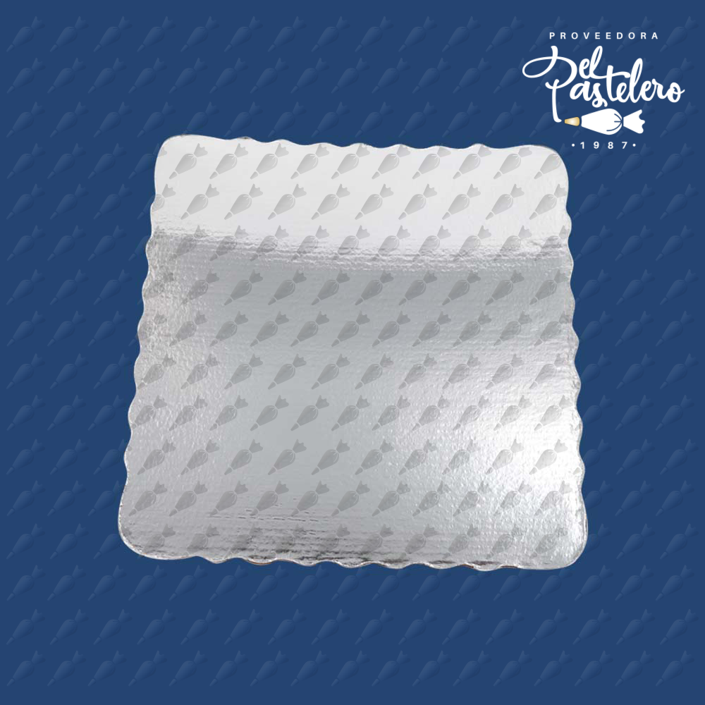 BASE CARTON CUADRADA 45 X 45CM PAQUETE 50 PIEZAS
