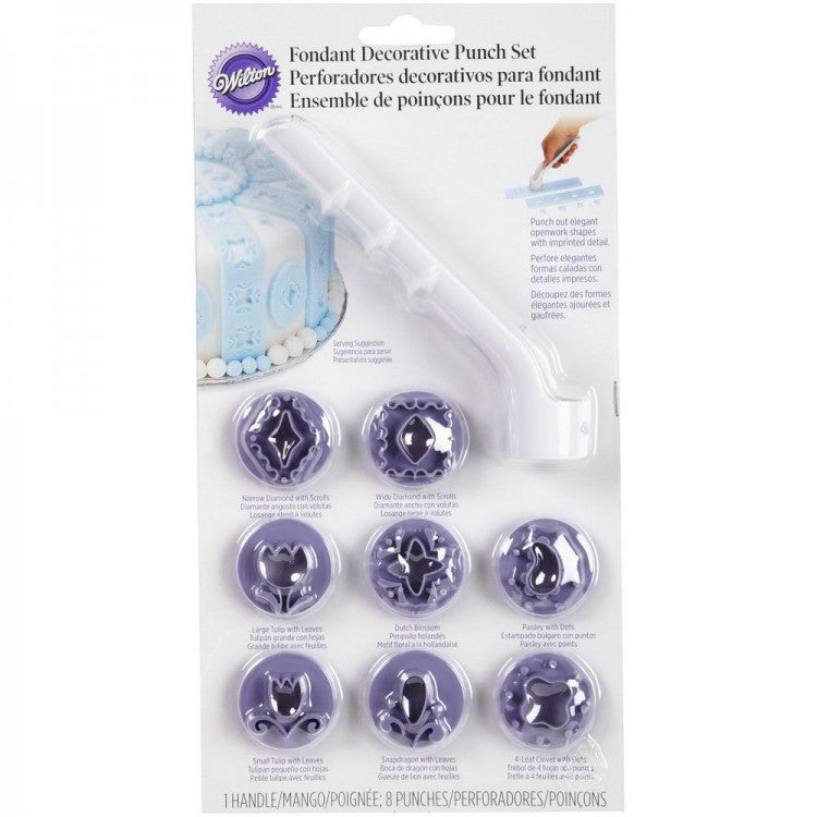 CORTADOR FONDANT METALICO PUNCH SET WILTON