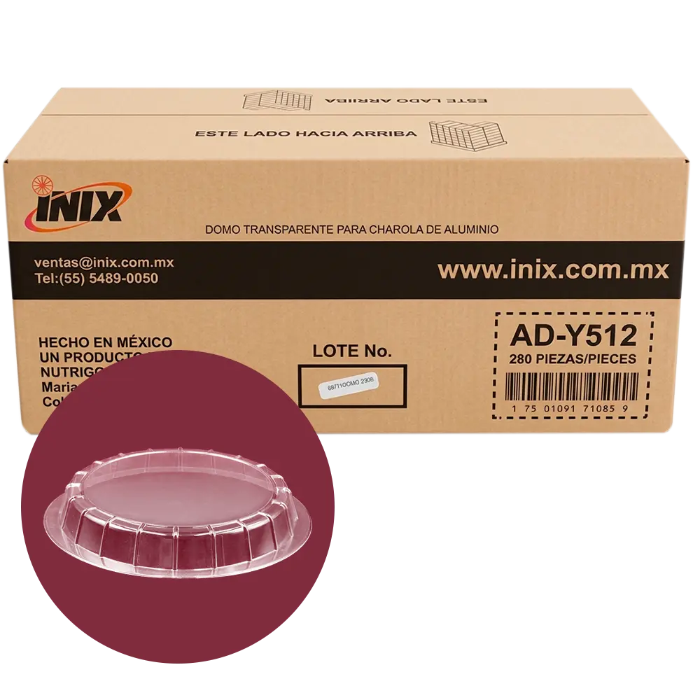TAPA PARA PAY 7" SARA LEE 16 CM CAJA C-500 INIX AD-512