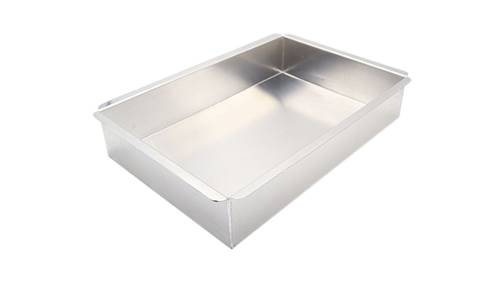 MOLDE RECTANGULAR ACERO INOXIDABLE ALTO 6 X 36 X 46CM CAL 18