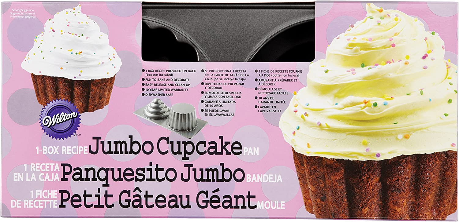 MOLDE MEGA CUPCAKE ACERO INOXIDABLE 43X20CM WILTON
