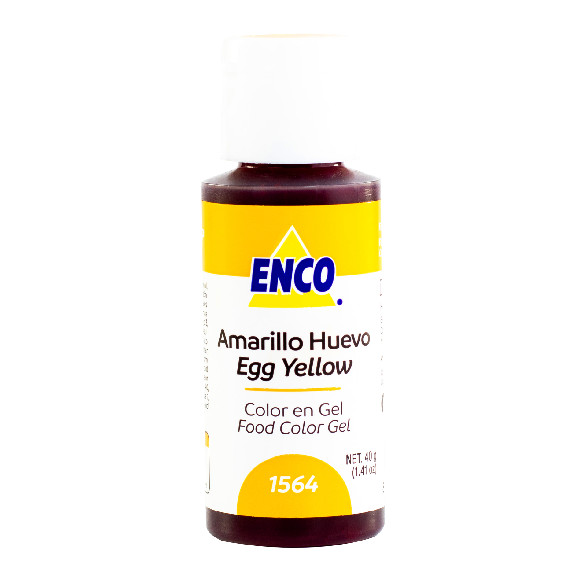 COLOR EN GEL AMARILLO HUEVO 40 GR ENCO