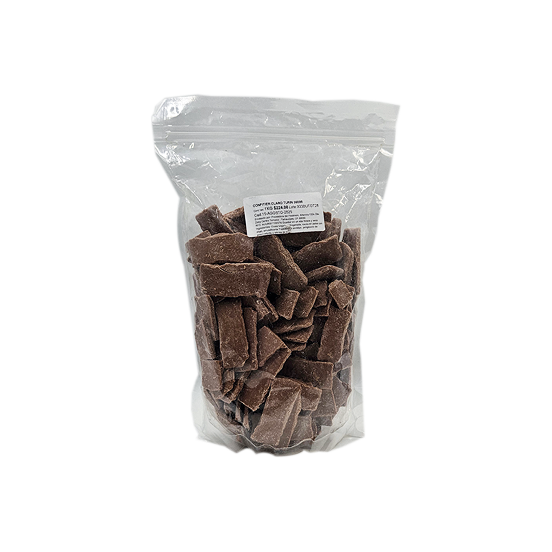 CONFITIER - CHOCOLATE CON LECHE EN TROZOS 1 KG TURIN