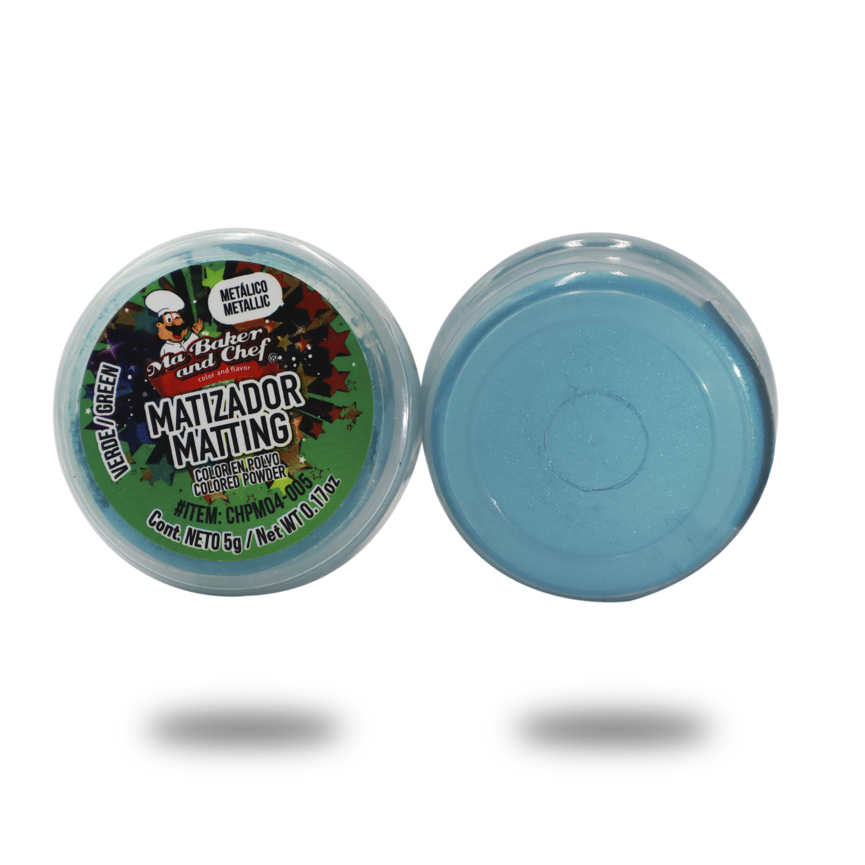 MATIZADOR METALICO VERDE 5 GR MA BAKER