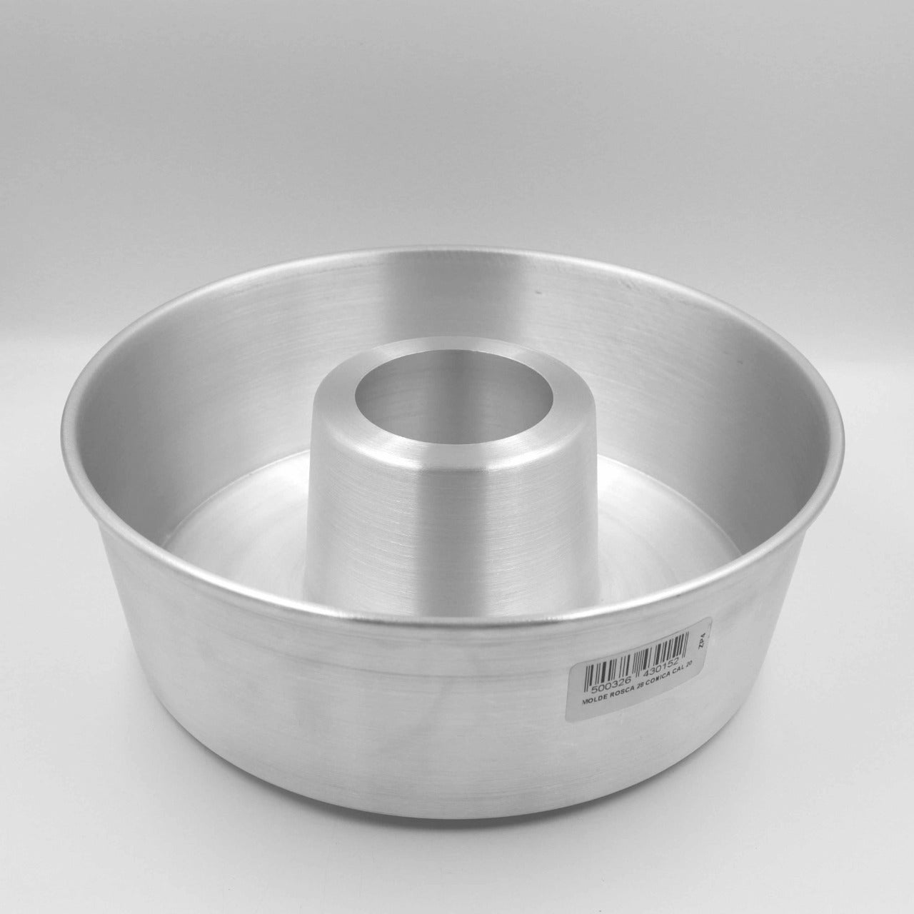 MOLDE ROSCA CONICA ALUMINIO ALTO 9 X 28 CM CAL 20 ACSA ZP4