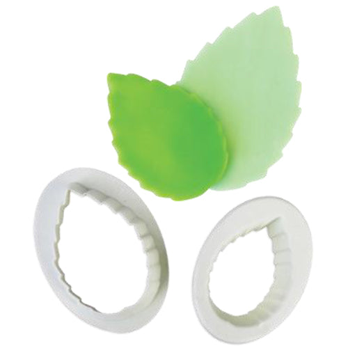 CORTADOR FONDANT PLASTICO HOJA CLASICA ALEGRIA