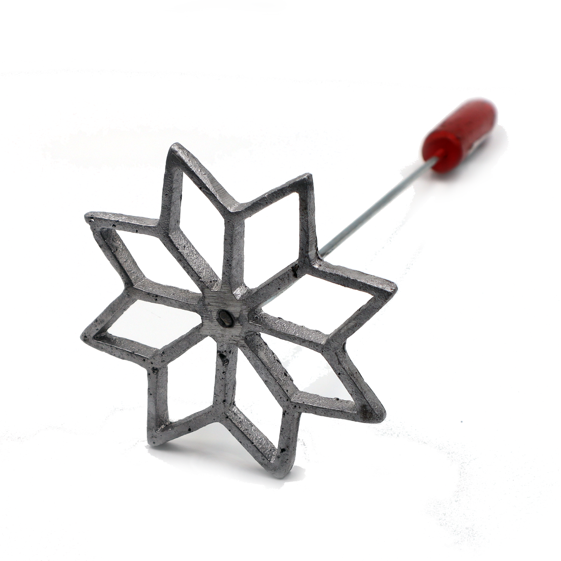 MOLDE BUÑUELO ESTRELLA ALUMINIO 13 CM GRANDE DELGADA ACSA