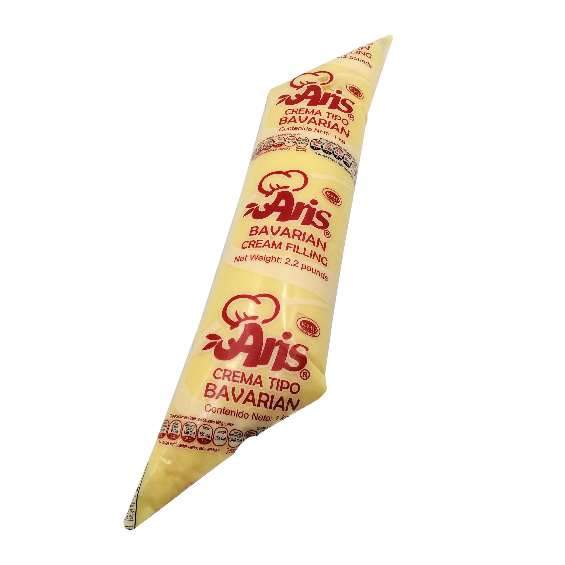 CREMA BAVARIAN VAINILLA HORNEABLE MANGA 1 KG ARIS