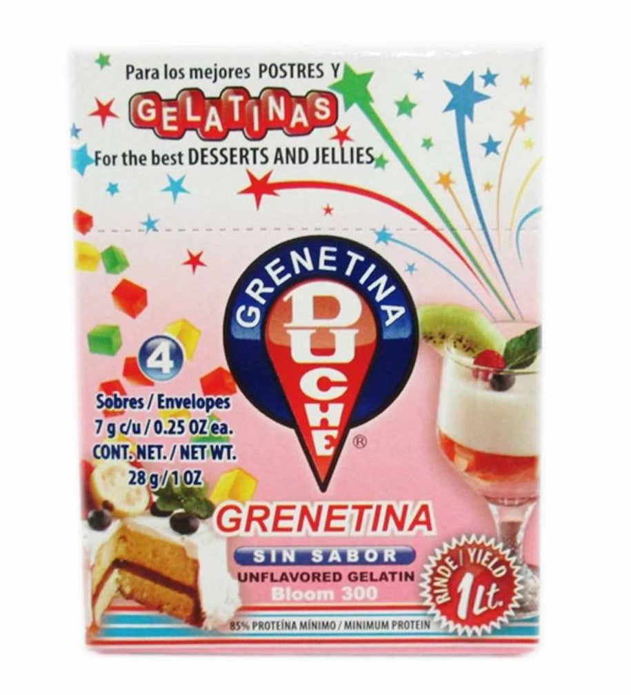 GRENETINA CAJITA 4 SOBRES 7 GR DUCHE