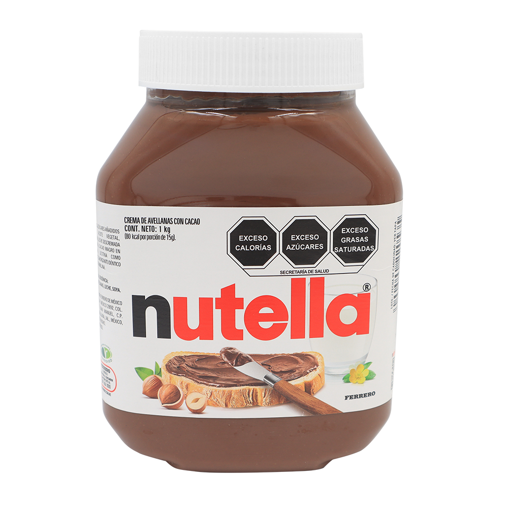 NUTELLA CREMA DE AVELLANAS FRASCO 1 KG