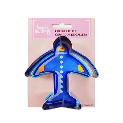 CORTADOR GALLETAS METALICO AVION PIEZA BAKE DARLING