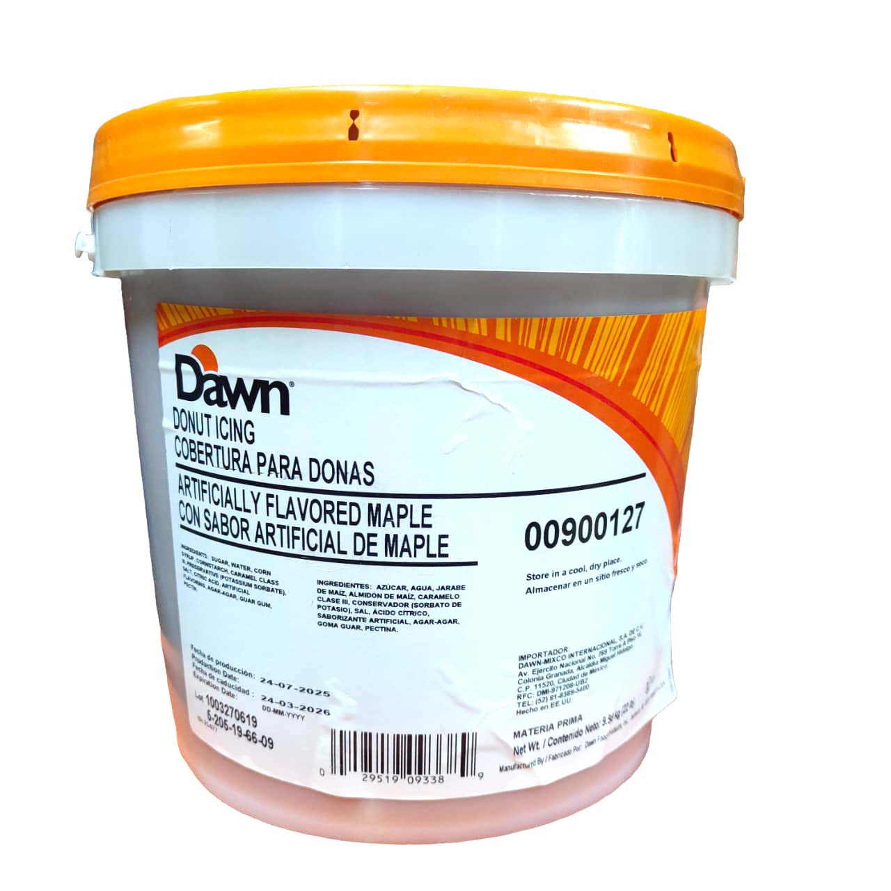 COBERTURA MAPLE CUBETA 9.98 KG DAWN